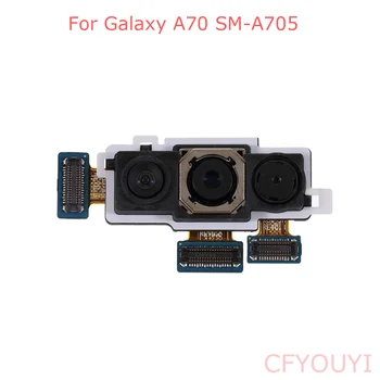 Eredeti Samsung Galaxy A70 A705F Hátsó Nagy Hátsó Kamera Modul Helyére Rész