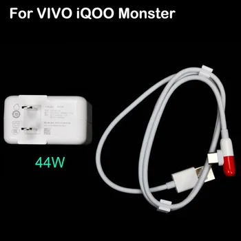 Eredeti VIVO iQOO Szörny USB-C-Típusú 44W Ultra Gyors Vaku Töltése Gyors Töltés Töltő, USB Kábel-C Kábel iQOO szörny