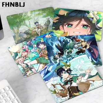 FHNBLJ Gyönyörű Anime Genshin Hatása Venti Szabott laptop Gaming mouse pad Sima palatábla Asztali Társ gaming mouse pad