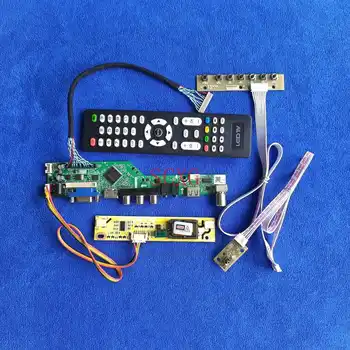 Fit LM150X06/LM150X07/LM150X08 KitHDMI-kompatibilis USB VGA Képernyő vezérlő vezető testület 1024*768 20Pin LVDS Analóg jel 2CCFL