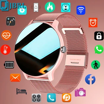 Fitness Intelligens Karóra Női Férfi Smartwatch Tárcsázza a Hívni pulzusmérő Android iOS Okos Óra Sport Vízálló Okos Óra