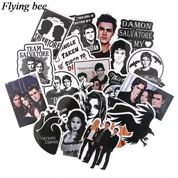 Flyingbee 20 Db A Vampire Diaries Matricák Gördeszkás Punk Vinyl Matrica Laptop Bőrönd Autó Matricák zombi szerelem Matrica X0756