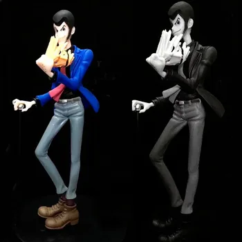 Forró Anime Adatok Lupin Mágikus Kék Szürke Ruhát, Stylist, Fotó Művész Álló Testtartás 18 cm PVC Kollektív Jelen Játékok, Ajándékok