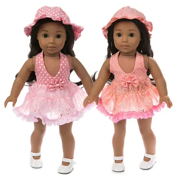 Forró Baba Kiegészítők Gyerek baba, rózsaszín ruhában, illetve alsónadrág Baba Ruhát illik 18 Amerikai Lány, a Gyermekek a legjobb Születésnapi Ajándék