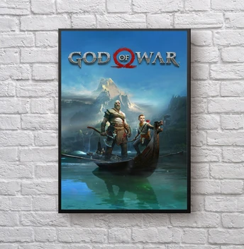 God of War 4 Videó Játék, Vászon Poszter Haza falfestés Dekoráció (Nincs Keret)