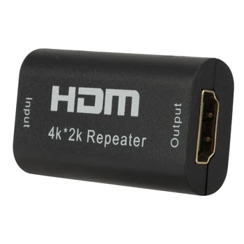 HDMI-Kompatibilis Repeater 4Kx2K, HDMI-Kompatibilis Női Extender Akár 40 Méter Veszteségmentes Adás