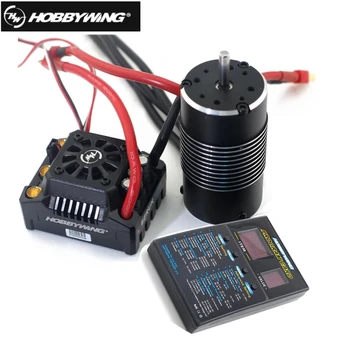Hobbywing EzRun Max8 v3 150A Vízálló Brushless ESC-T TRX Plug 4274 2200KV Motoros LED Programozó számára 1/8 RC Autó Teherautó