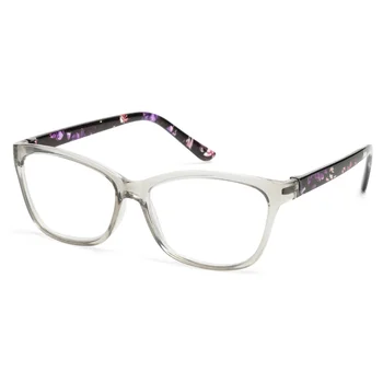 Hordozható Virágos Olvasó Szemüveg Nők Gyanta Presbyopic Sugárvédelmi Ultrakönnyű Szemüveg Vision Care Tükröződésmentes +1.0~+4.0