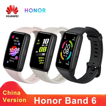 Huawei HONOR Zenekar 6 Globális Verzió pulzusmérő Óra Smartwatch Vér Oxigén Fitness Okos Karkötő Vízálló Karszalag