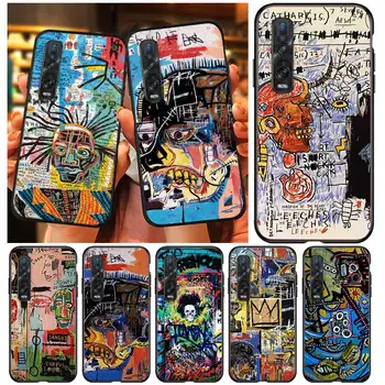 Jean Michel Basquiat Art, Graffiti Az OPPO find X3 X2 Lite K5 K3 R17 R15 R9S F15 F11 F19 F7 F9 Neo Pro Puha Szilikon Telefon Esetében
