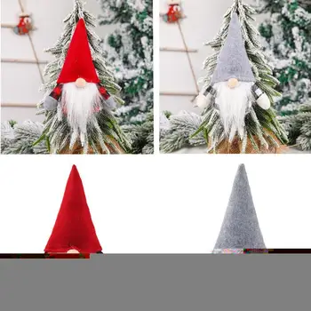 Karácsonyi Medál Karácsonyfa Decorationlovely Mini Mikulás Baba Díszek Új Év Karácsonyi Dekoráció Otthon