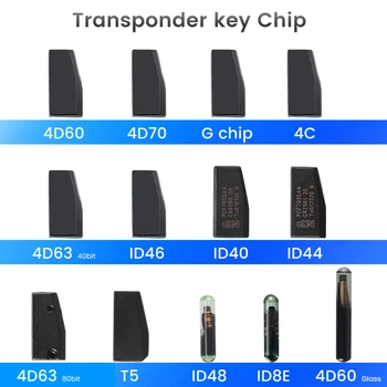 KEYYOU Automatikus Transzponder Távoli Autó Kulcs Üres Chip 4D ID40 ID44 ID46 ID63 40Bits/80bits ID48 ID60 Üveg ID70 ID8E 4C T5 G Chip