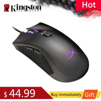 Kingston HyperX Pulsefire FPS Pro RGB Gaming Mouse 3389. számú érzékelő vezetékes egér natív DPI akár 16000 Pixart E-sport egér