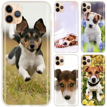 kutya Jack Russell Terrier Puha Szilikon Telefon tok iPhone 13 12 11 Pro X XR XS Max XR 6 7 8 G Plusz SE 2020 Borító