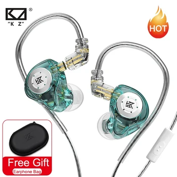 KZ EDX Pro Fülhallgató, hi-fi Bass Fülhallgatót A Fülhallgató Sport zajszűrő Headset, 3,5 mm-es In-Ear Fülhallgató