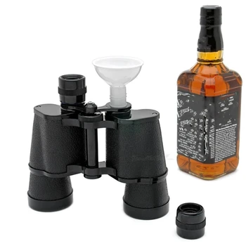 Kétoldalas Távcső Flaska Utazási Víz Üveg Sport Drinkware Orosz Pohár Whiskey-S Üveget Lövés Lombik Shaker Whisky Pot