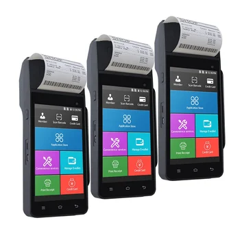 Kézi mobil pos terminál NFC-olvasó funkció támogatja az Apple Fizetni, adja meg sdk, android pda készülék nyomtató Z90