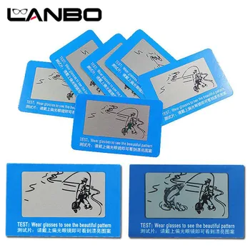 LANBO 100 TAC Polarizált Lencse Teszt Kártya Vizsgálati Polarizáló Polaroid napszemüveg Teszt Kártya Szemüveg Tartozékok, napszemüvegek