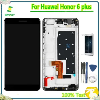 LCD Képernyő A Huawei Honor 6 Plus Kijelző érintőképernyő Teljes Digitalizáló Közgyűlés A Huawei Honor 6 plus PE-TL10 PE-TL20