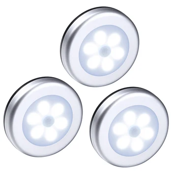LED Intelligens Érzékelő, Éjszakai Fény Fehér Mágnes Érzékelő Fény Folyosó Folyosó Hálószoba, Konyha, Energiatakarékos Világítás