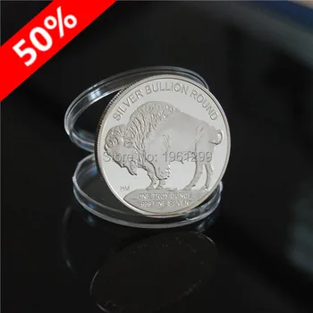 Legújabb Ingyenes szállítás 2015 indiai Fej - Szabadság ezüst bevonatú fém érme+1 oz 999 jól ezüst Amerikai BÖLÉNY érme,3pcs/sok