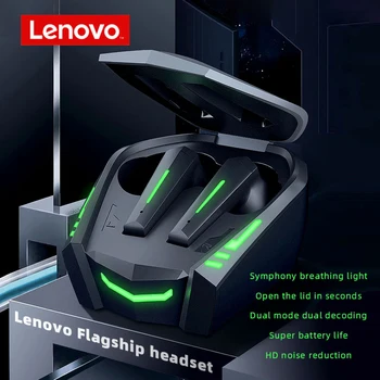 Lenovo XT80 TWS Vezeték nélküli Bluetooth 5.1 Fejhallgató Alacsony Késleltetésű Fülhallgató Sztereó Játék Fülhallgató Vízálló Sport Fülhallgató Mikrofon
