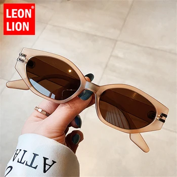 LeonLion 2021 Üzembe Vintage Női Napszemüveg Retro Szemüveg Nők/Férfiak Leopárd Szemüveg Női Márka Tervezője Gafas De Sol Mujer