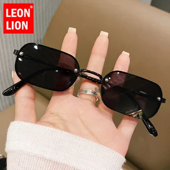 LeonLion Keret nélküli Tér Napszemüveg, Női Klasszikus Szemüveg Női/Férfi Luxus Márka Szemüveg Női Retro Gafas De Sol Hombre