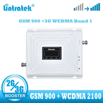 lintratek 2G 3G Mobil erősítő repeater gsm 900 wcdma umts 2100 mobil jel erősítő erősítő könnyű GSM 2g 3g connetion