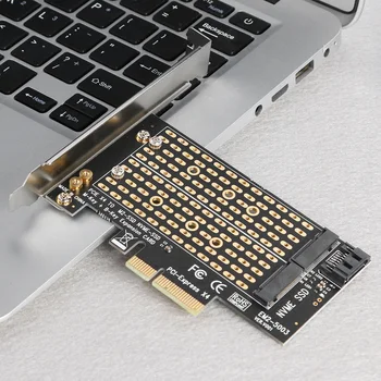 M. 2 NVME, hogy PCIE Adapter Modul Testület M+B Gombot NGFF SSD, PCI-E 3.0 X4 SATA Bővítő Kártya Adapter kiegészítő Kártyát a Számítógép Kiegészítő