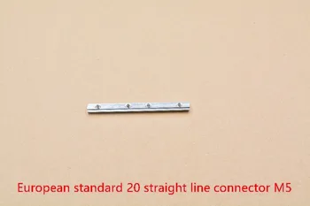 M5-ös vonalon csatlakozó hossza 100 mm szélesség 10 mm vastagság 5mm-es horganyzott rögzítő európai szabvány 20 alumínium profil 1db