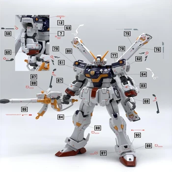 Matricák RG 1/144 X1 Crossbone Gundam X1 Modell Matrica Kreatív DIY Víz Matrica