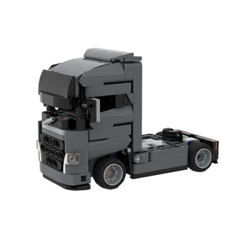 Mini Műszaki Áruk FH Traktor Autó építőkövei Set High-Tech Közlekedési Jármű Tégla Játékok MOC Gyerekek Születésnapi Ajándék