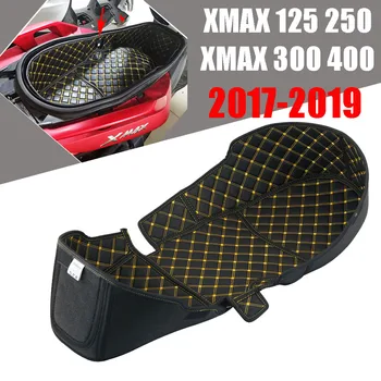 Motoros Tároló Doboz Bőr Hátsó Csomagtartó Rakomány Bélés Védő Yamaha X-MAX XMAX 300 125 XMAX 250 400 XMAX300 2017-2019