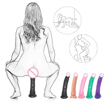 Nagy Dildo Realisztikus Vagina Strapon Stimulátor G-Pontot Anális Plug Nem Vibrátor Mesterséges Pénisz Felnőtt Szex Játékok A Nő Maszturbátor