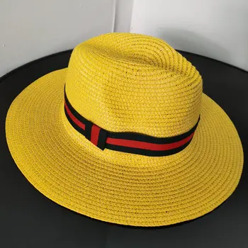 nagykereskedelmi Szalma kalap hölgy nyári kalap vantage kap panama kalap kerek felső szalma sapka női kalap tassel kalap nagykereskedelmi