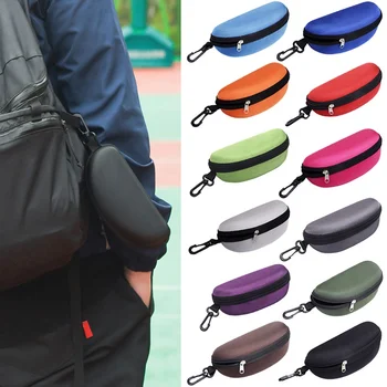 Napszemüveg Protector Utazási Csomag Tok Szemüveg Esetben Napszemüveg Esetben Könnyű Cipzár Szemüveg Shell a Karabiner Szemüveg A++