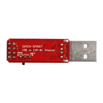 NYITVA-SMART USB-ESP8266 ESP-01 Wi-Fi Adapter Modul, w/ CH340G Vezető W3JB