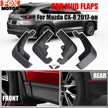 OE Stílusú Öntött Autó sárfogó A Mazda CX-8 CX 8 CX8 2017 -on KG Mudflaps Splash Őrök Fedél Mudguards Autó Stílus 2018 2019