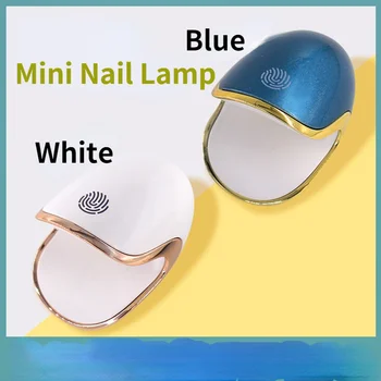 Otthoni Használatra Köröm Lámpa Hordozható 6W LED Szárító 3 UV Jég Szárítás Gél lengyel Mini Manikűr Szerszámok