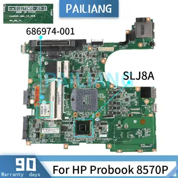 PAILIANG Laptop alaplap HP Probook 8570P Alaplapja 686974-001 010172N00 SLJ8A DDR3 tesed