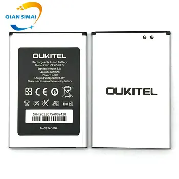 QiAN SiMAi A Oukitel C8 Mobiltelefon Oukitel C8 Akkumulátor 1DB Új, Magas Minőség
