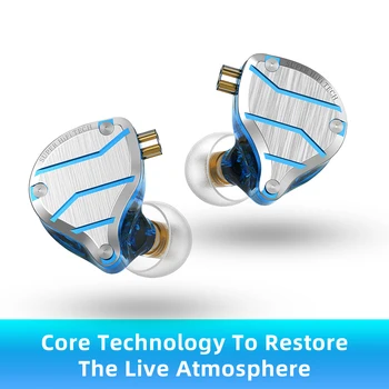 QKZ ZXN zajszűrő Fülhallgató, hi-fi Bass Fülhallgató a Fülében Monitor Fém Fülhallgató Okostelefon Fülhallgató In-ear Mikrofonnal