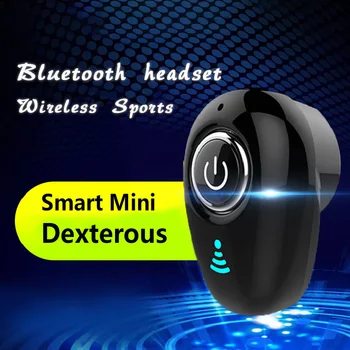 S650 Mini Vezeték nélküli Blue tooth Kihangosító, Fülhallgató In-Ear Sztereó Fülhallgató Mikrofon Láthatatlan Fülhallgató Fülhallgató iPhone XR telefon