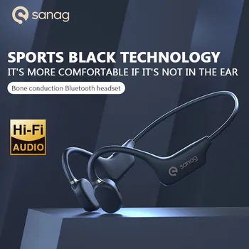 Sanag csontvezetéses Vezeték nélküli Fejhallgató Vízálló IP67 Bluetooth Fülhallgató Sport Fülhallgató Gaming Headset Sztereó Mikrofon PS4