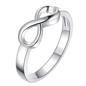 sima 8-as számú Nagykereskedelmi ékszerek 925 ezüst bevonatú gyűrű ,divat ékszer Gyűrű a Nők, /KHGABIVB BLMHSDGE