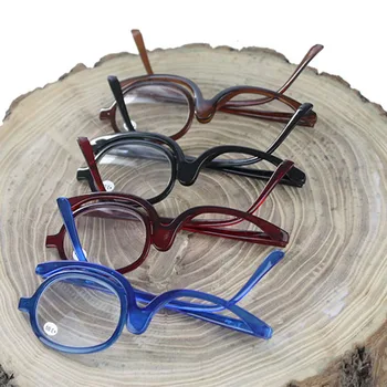 Smink Olvasó Szemüveg Forgó Smink összecsukható Szemüveg Kozmetikai Általános Szemüveg Dioptria +1.0 +1.5 +2.0 +2.5 +3.0 +3.5 +4.0