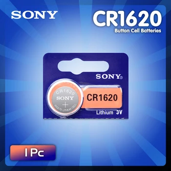 Sony 3V CR1620 Lítium Akkumulátor autó kulcs nézni, távirányító, játék 1620 ECR1620 GPCR1620 Gomb, gombelem