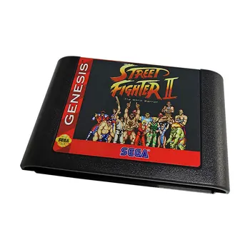 Street Fighter II., A Világ Harcos Video Game Kártya Sega Megadrive Genesis Játék Patron