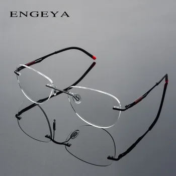 Szemüveg Lábak Egyedi Design Férfiak, Nők, Szemüveg ,Divat, Keret nélküli Szemüveg Szuper Könnyű Ötvözet, Szemüveg Keret, A Férfiak #IP8033